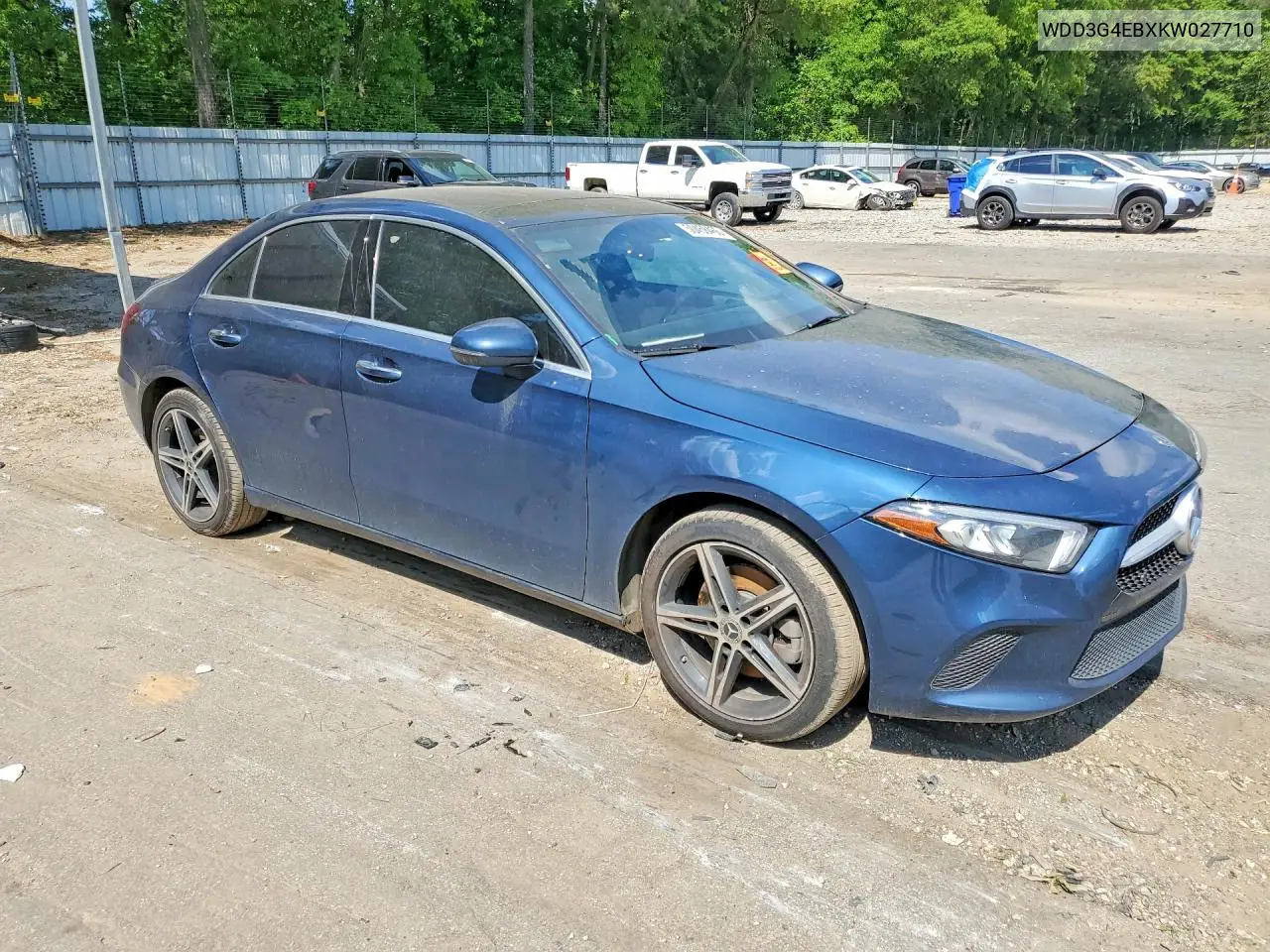 2019 Mercedes-Benz A 220 VIN: WDD3G4EBXKW027710 Lot: 50458466