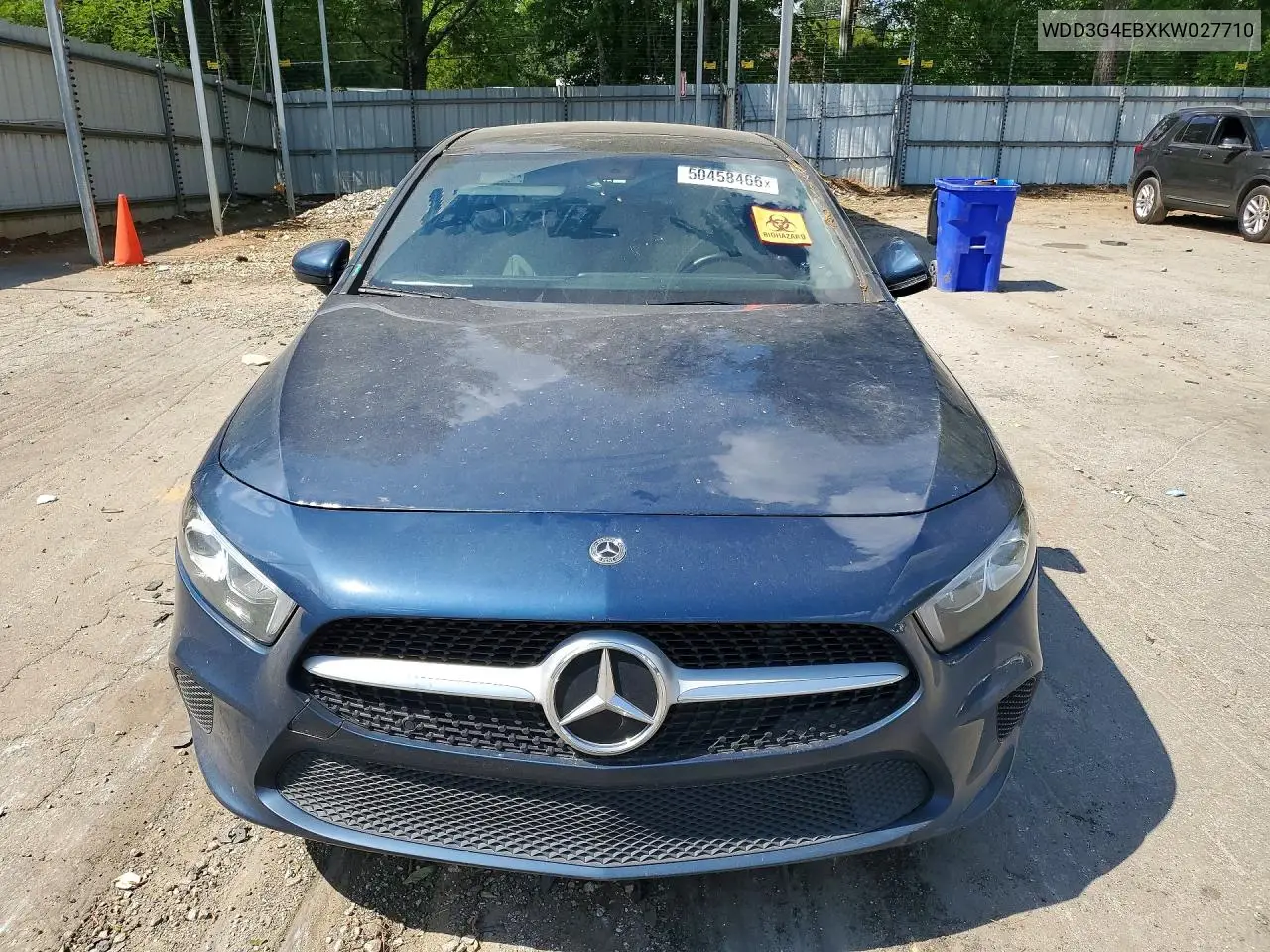 2019 Mercedes-Benz A 220 VIN: WDD3G4EBXKW027710 Lot: 50458466