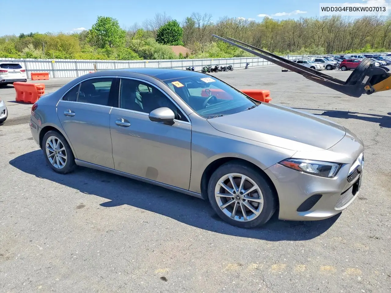 2019 Mercedes-Benz A 220 4Matic VIN: WDD3G4FB0KW007013 Lot: 51450916