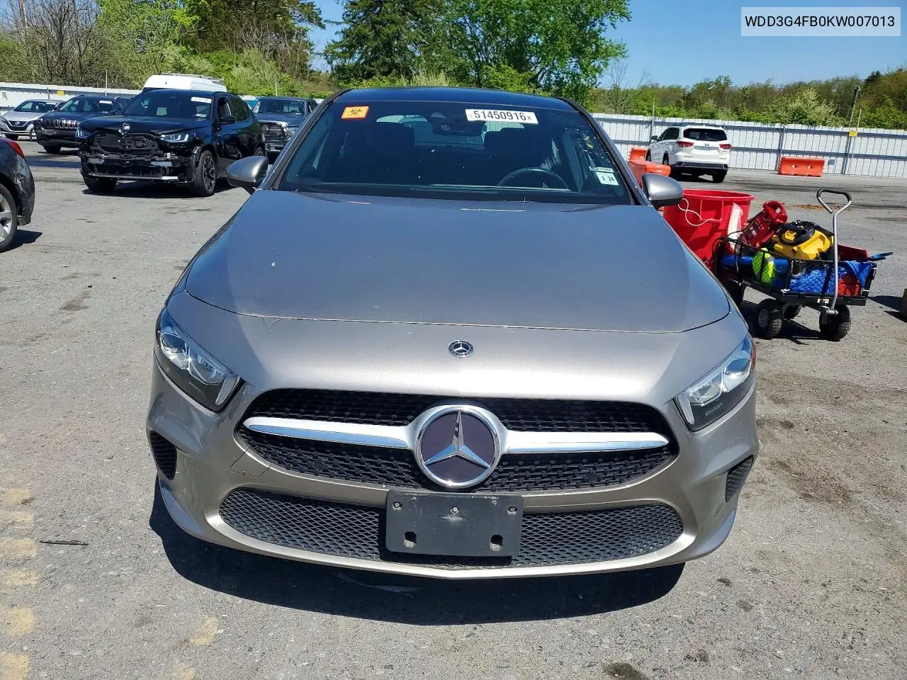 2019 Mercedes-Benz A 220 4Matic VIN: WDD3G4FB0KW007013 Lot: 51450916