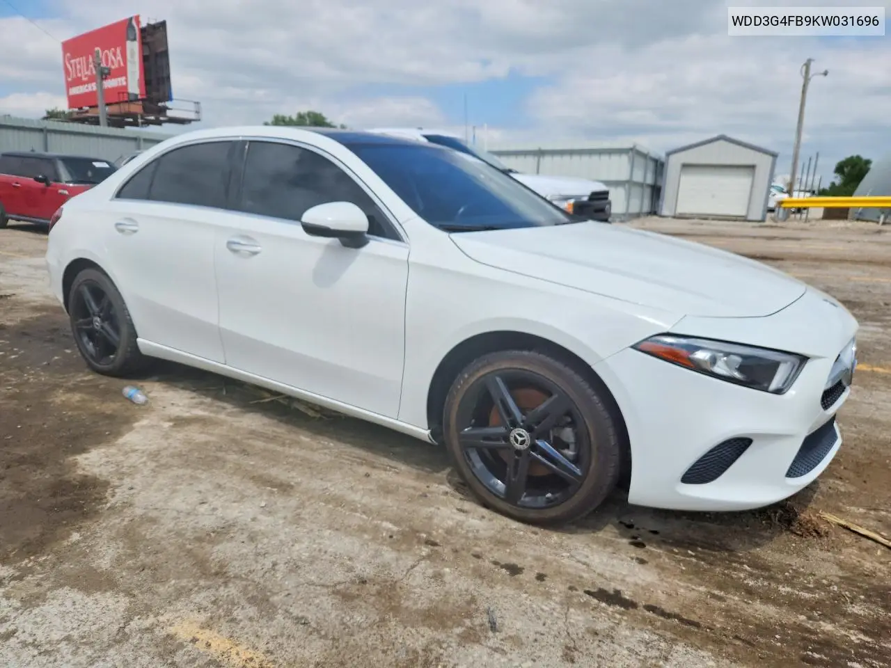 2019 Mercedes-Benz A 220 4Matic VIN: WDD3G4FB9KW031696 Lot: 51519526