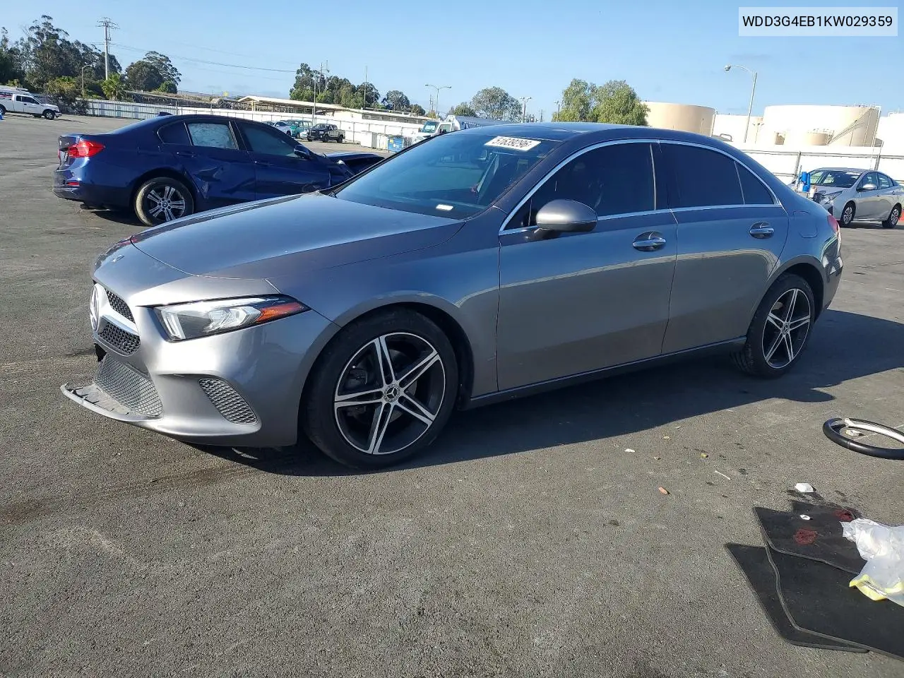 2019 Mercedes-Benz A 220 VIN: WDD3G4EB1KW029359 Lot: 51639296