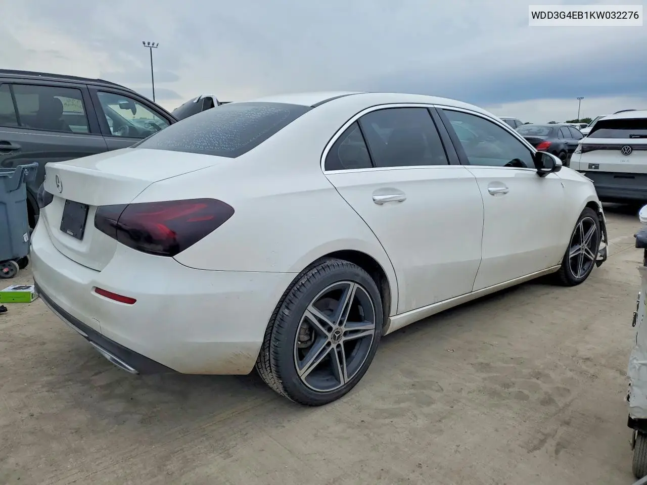 2019 Mercedes-Benz A 220 VIN: WDD3G4EB1KW032276 Lot: 52821906