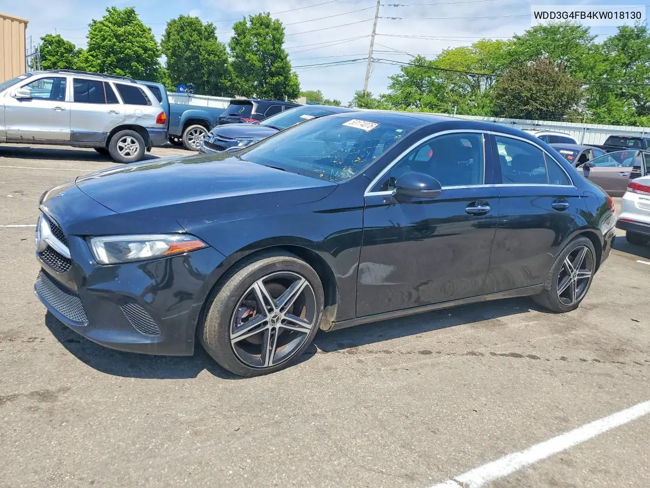 2019 Mercedes-Benz A 220 4Matic VIN: WDD3G4FB4KW018130 Lot: 53174076