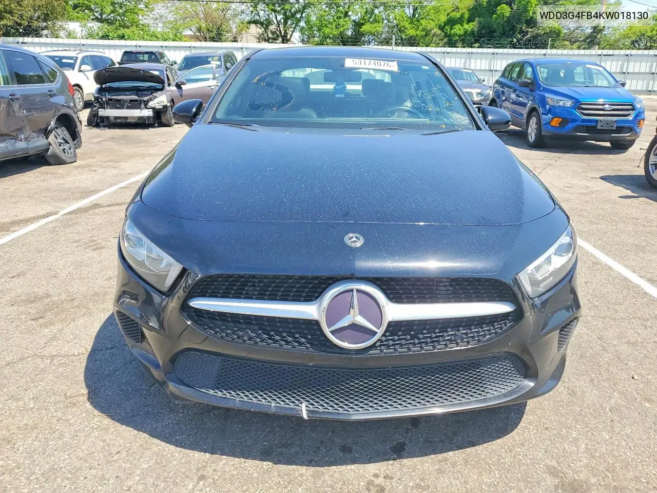 2019 Mercedes-Benz A 220 4Matic VIN: WDD3G4FB4KW018130 Lot: 53174076