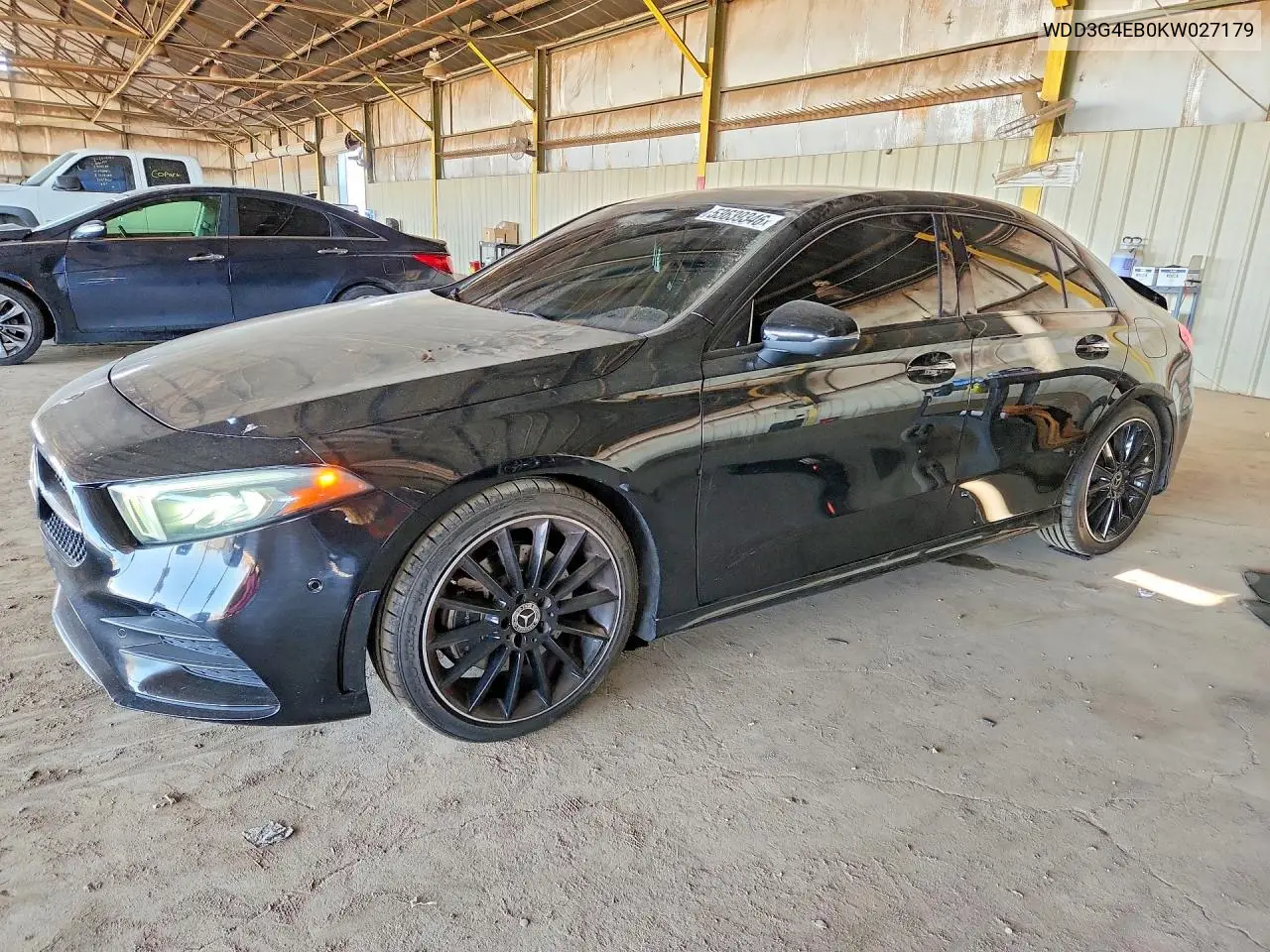 2019 Mercedes-Benz A 220 VIN: WDD3G4EB0KW027179 Lot: 53639346