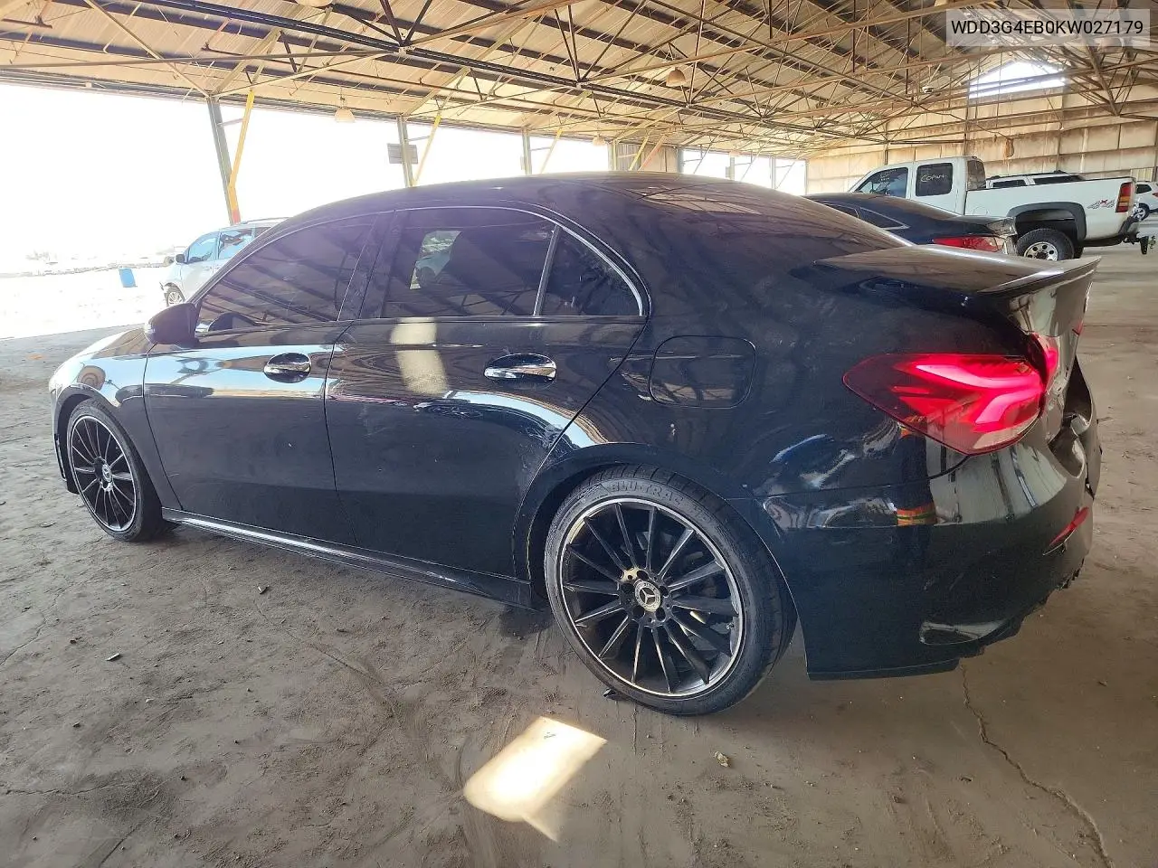 2019 Mercedes-Benz A 220 VIN: WDD3G4EB0KW027179 Lot: 53639346