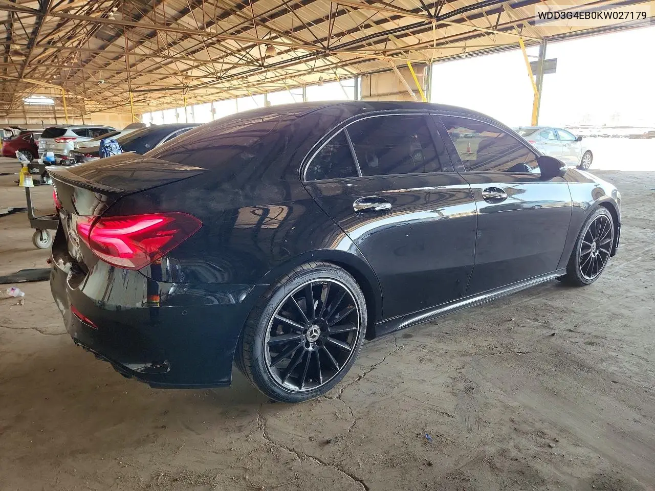 2019 Mercedes-Benz A 220 VIN: WDD3G4EB0KW027179 Lot: 53639346