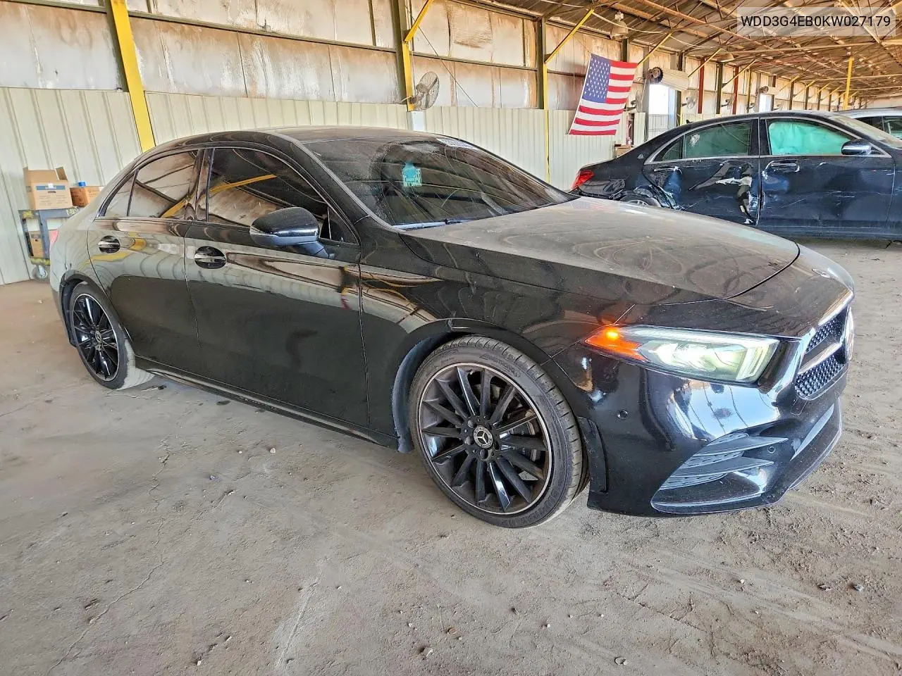 2019 Mercedes-Benz A 220 VIN: WDD3G4EB0KW027179 Lot: 53639346