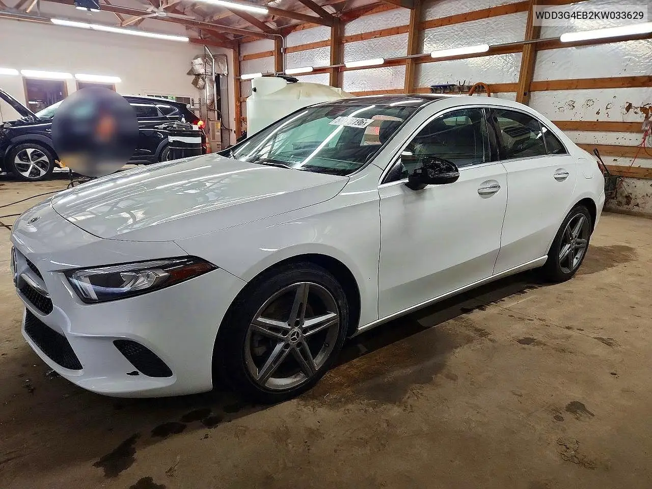 2019 Mercedes-Benz A 220 VIN: WDD3G4EB2KW033629 Lot: 53796196