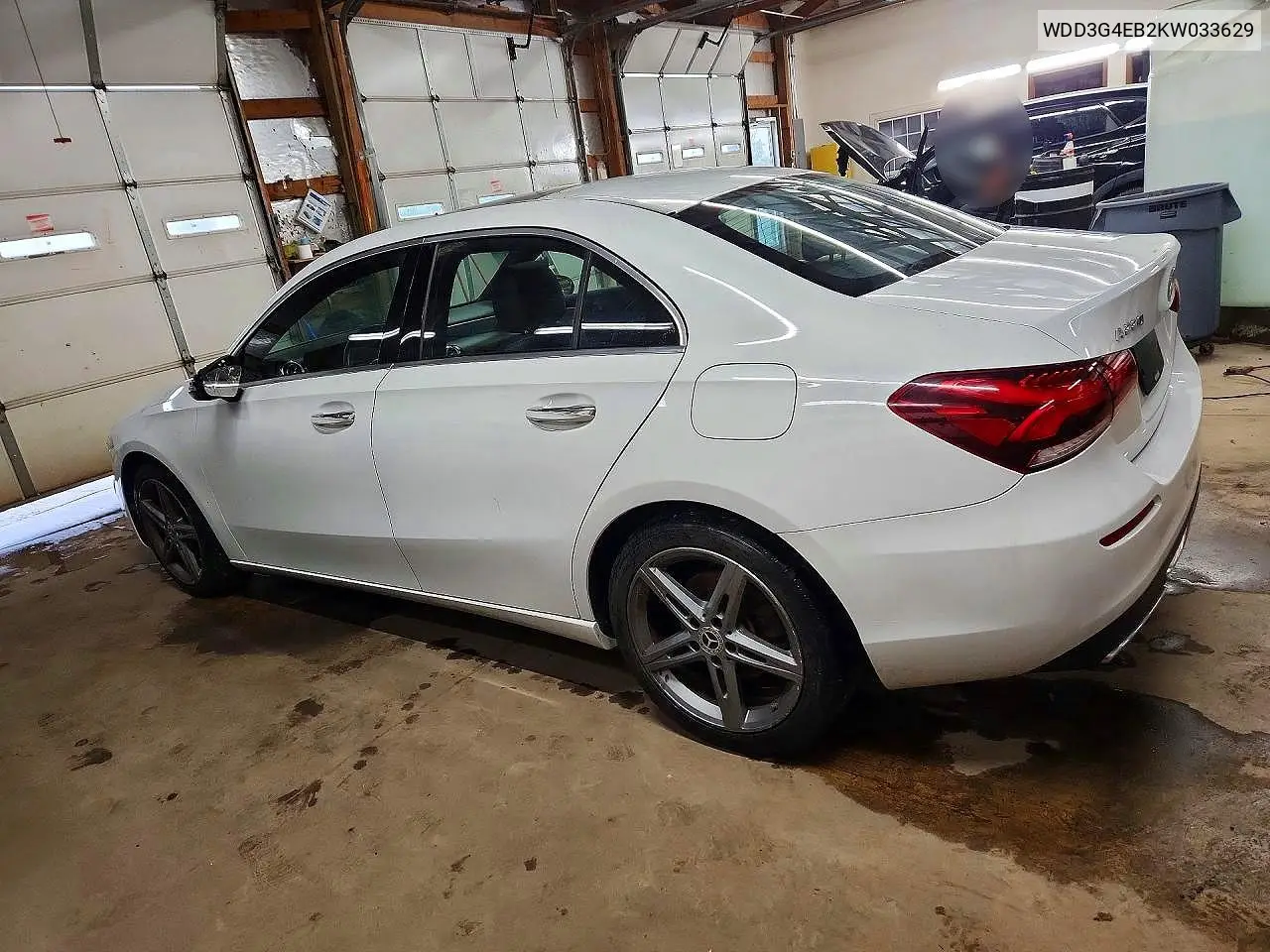 2019 Mercedes-Benz A 220 VIN: WDD3G4EB2KW033629 Lot: 53796196
