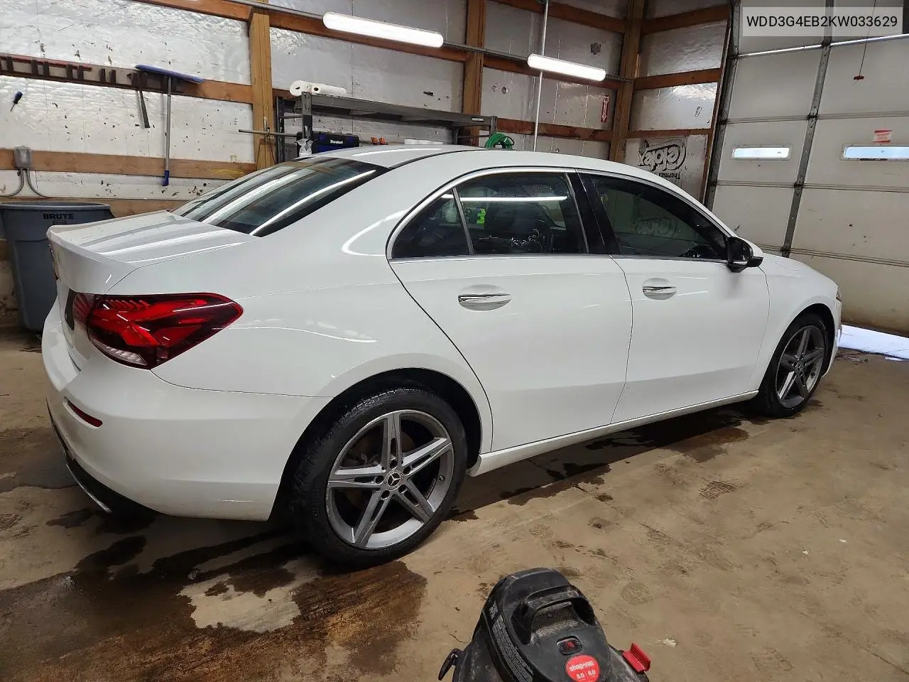 2019 Mercedes-Benz A 220 VIN: WDD3G4EB2KW033629 Lot: 53796196