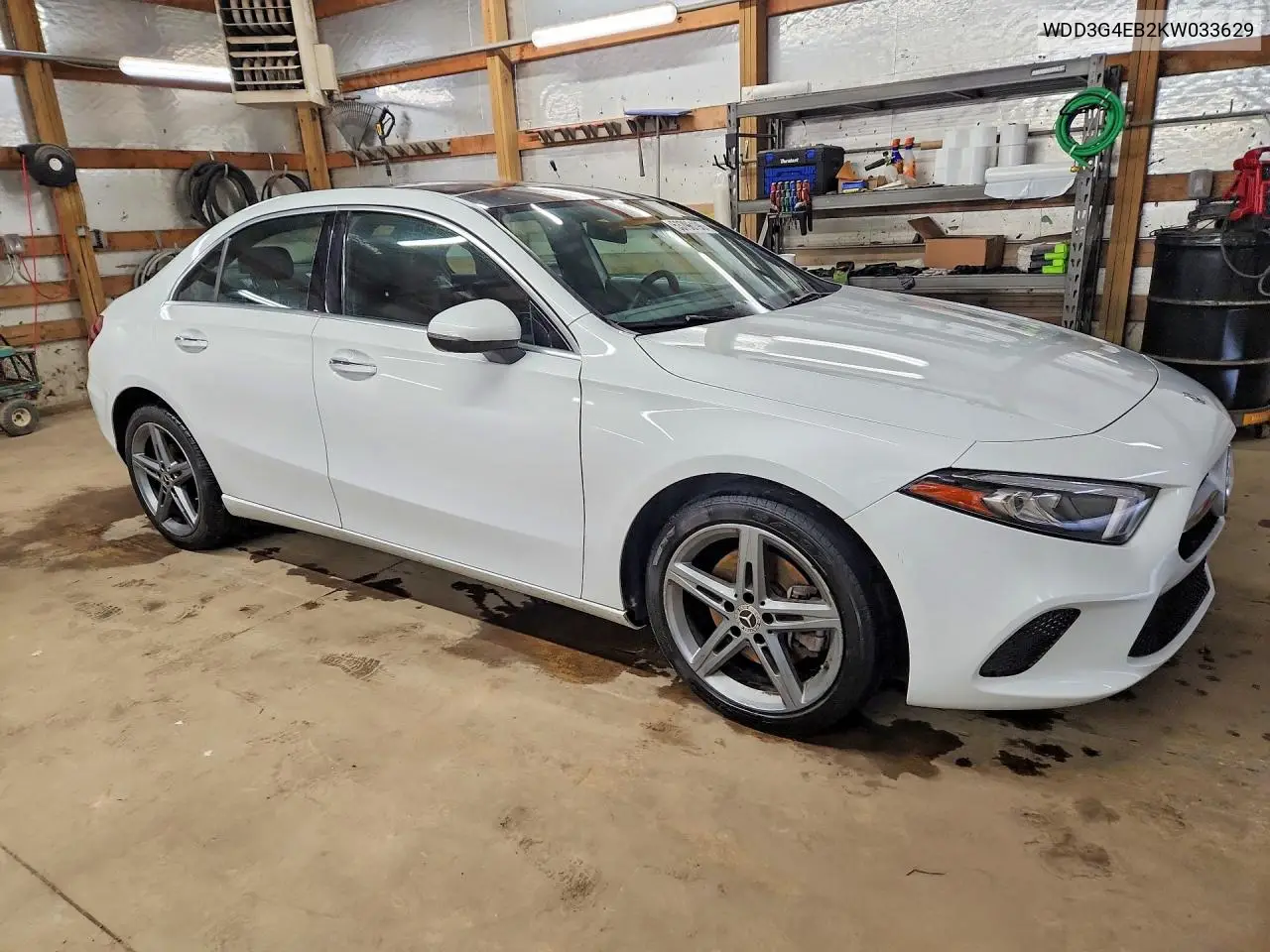 2019 Mercedes-Benz A 220 VIN: WDD3G4EB2KW033629 Lot: 53796196