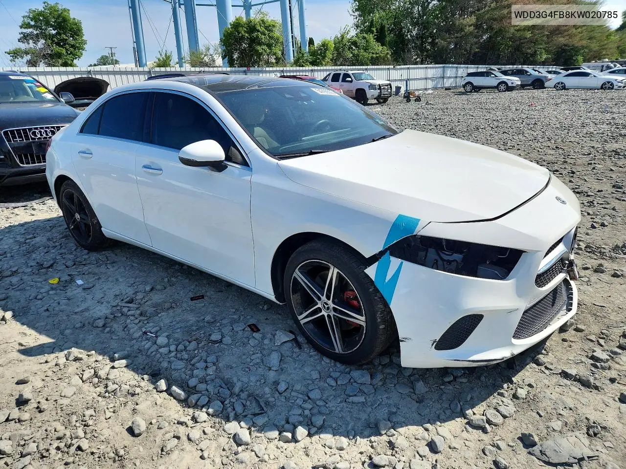 2019 Mercedes-Benz A 220 4Matic VIN: WDD3G4FB8KW020785 Lot: 54799606
