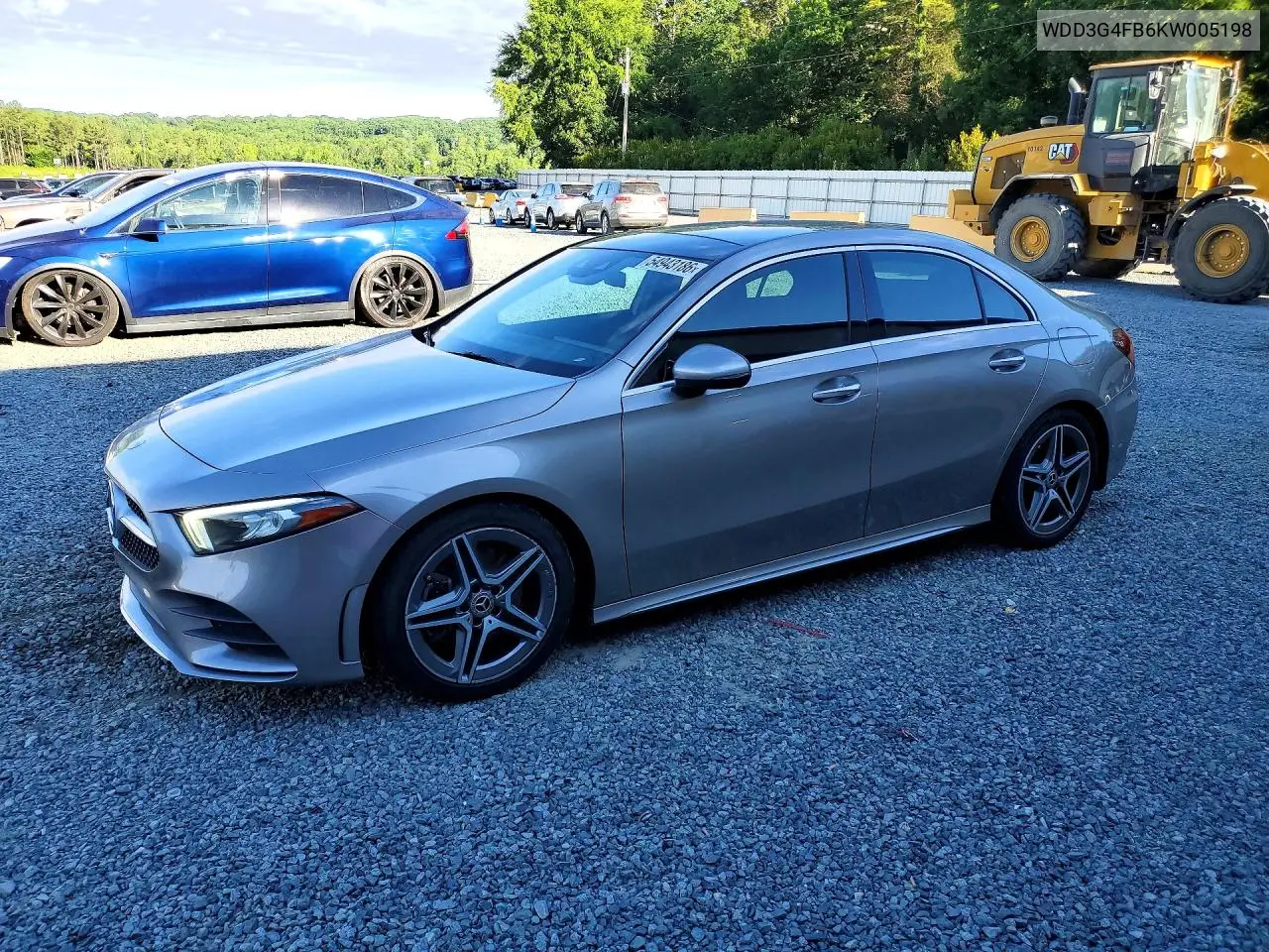 2019 Mercedes-Benz A 220 4Matic VIN: WDD3G4FB6KW005198 Lot: 54943186
