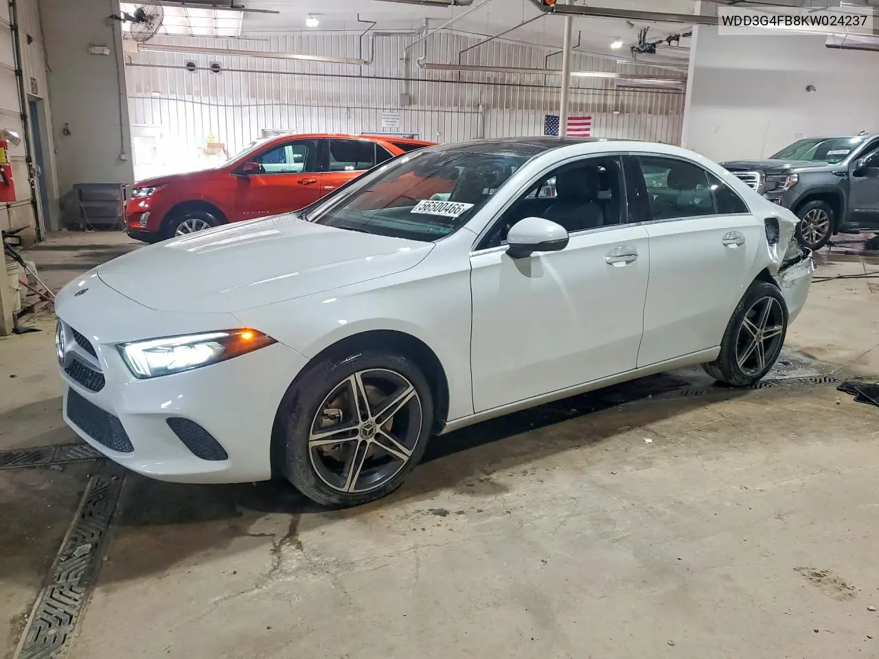 2019 Mercedes-Benz A 220 4Matic VIN: WDD3G4FB8KW024237 Lot: 56500466