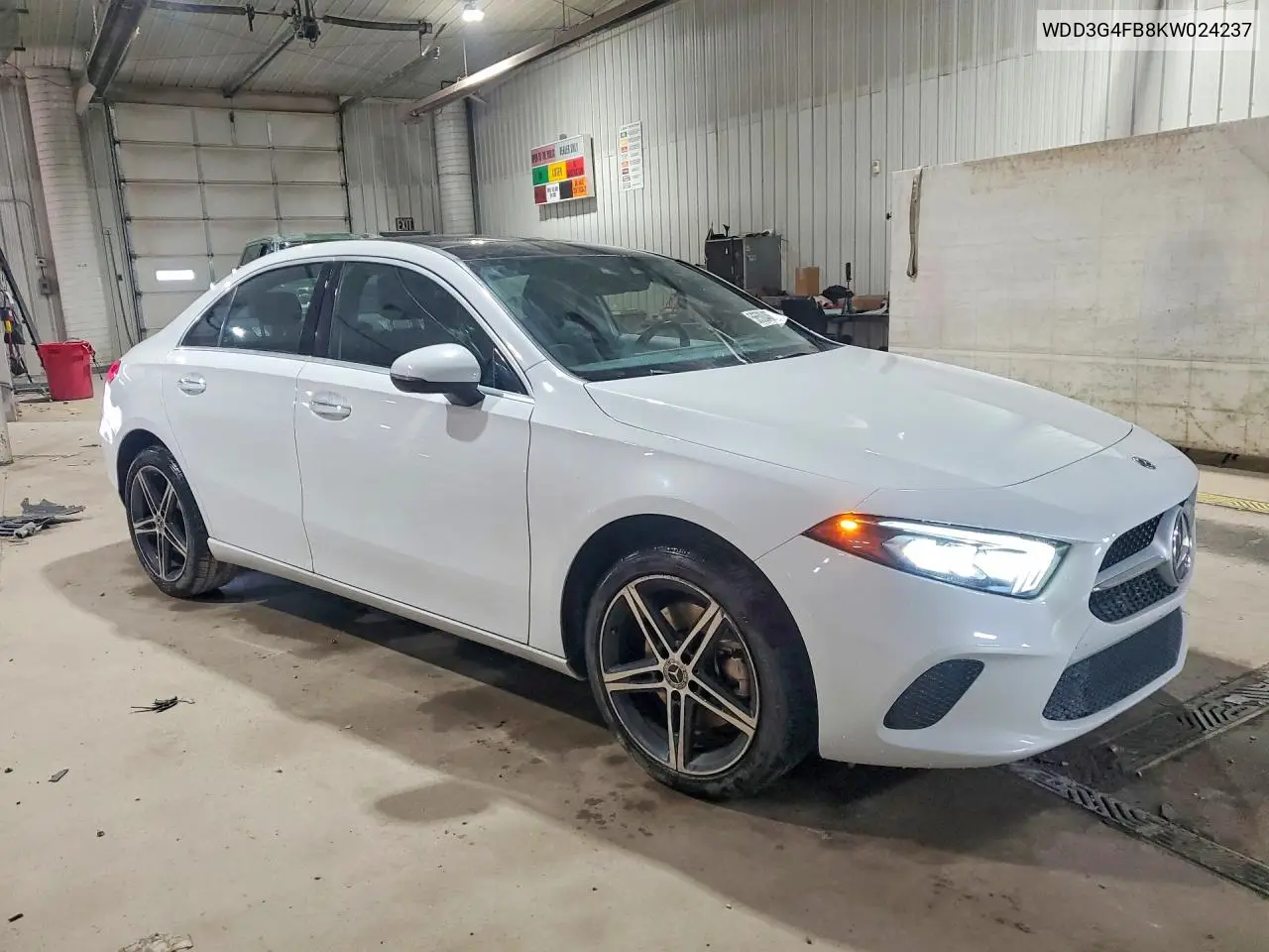 2019 Mercedes-Benz A 220 4Matic VIN: WDD3G4FB8KW024237 Lot: 56500466