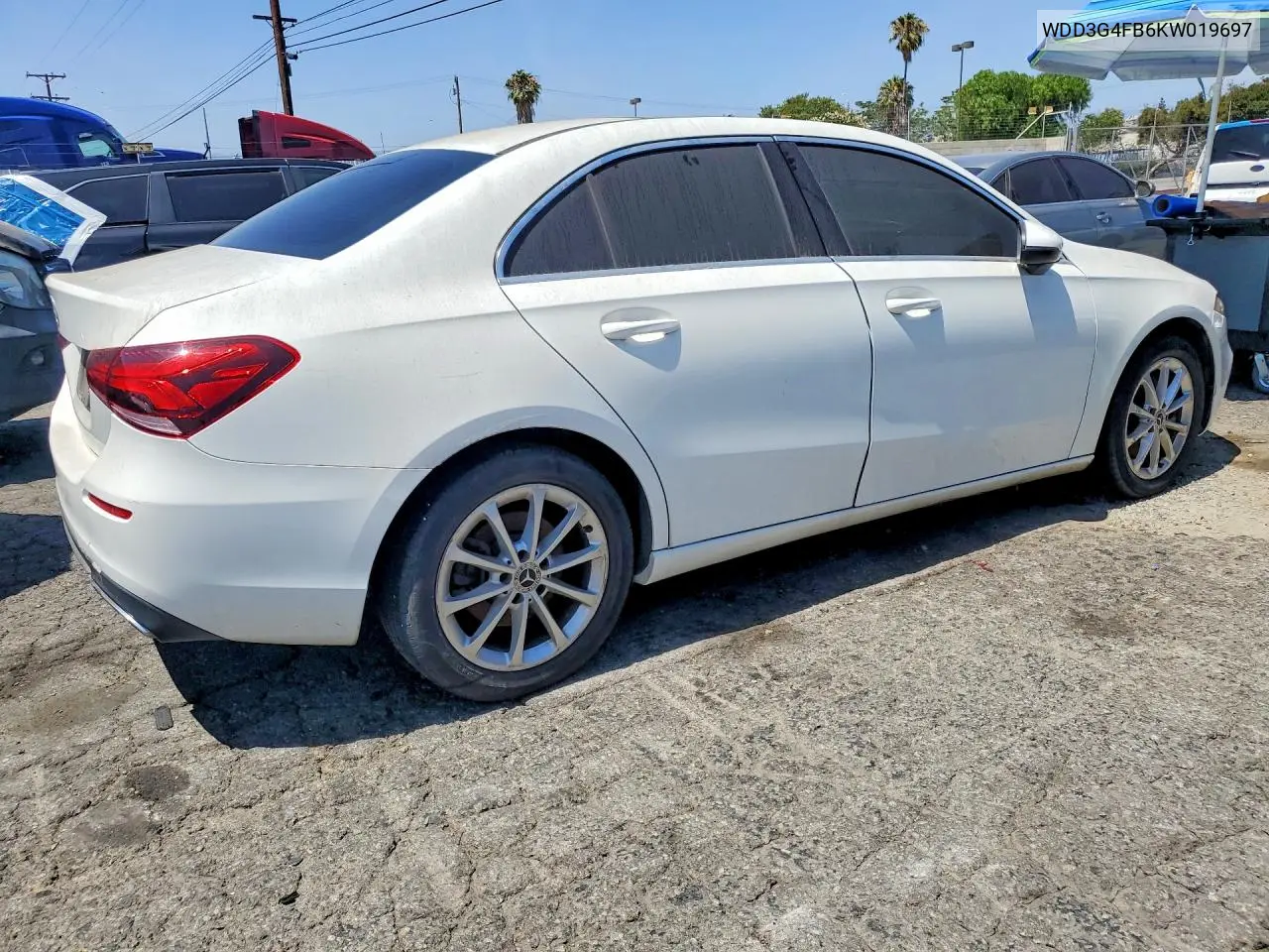 2019 Mercedes-Benz A 220 4Matic VIN: WDD3G4FB6KW019697 Lot: 56579276