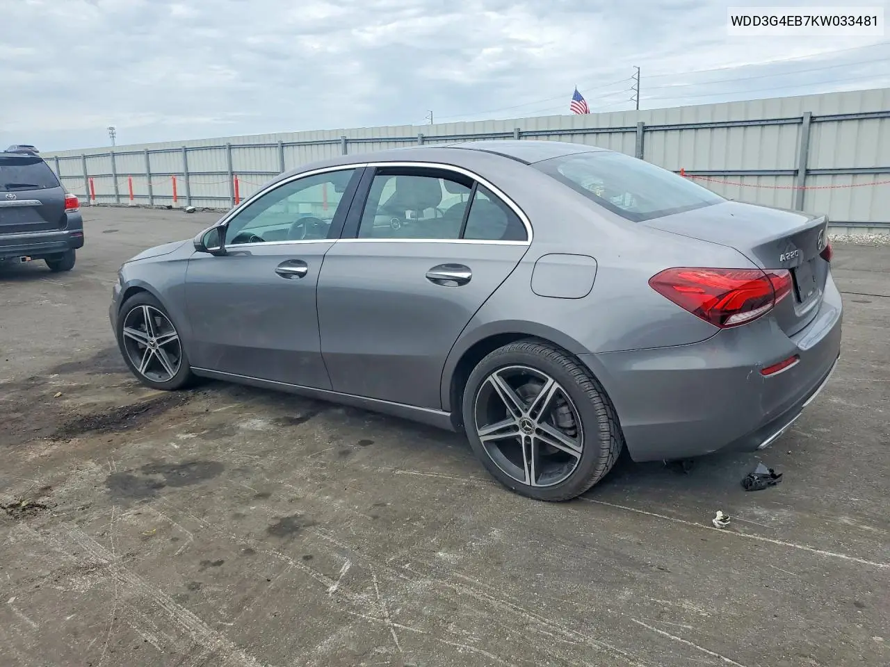 2019 Mercedes-Benz A 220 VIN: WDD3G4EB7KW033481 Lot: 56658676