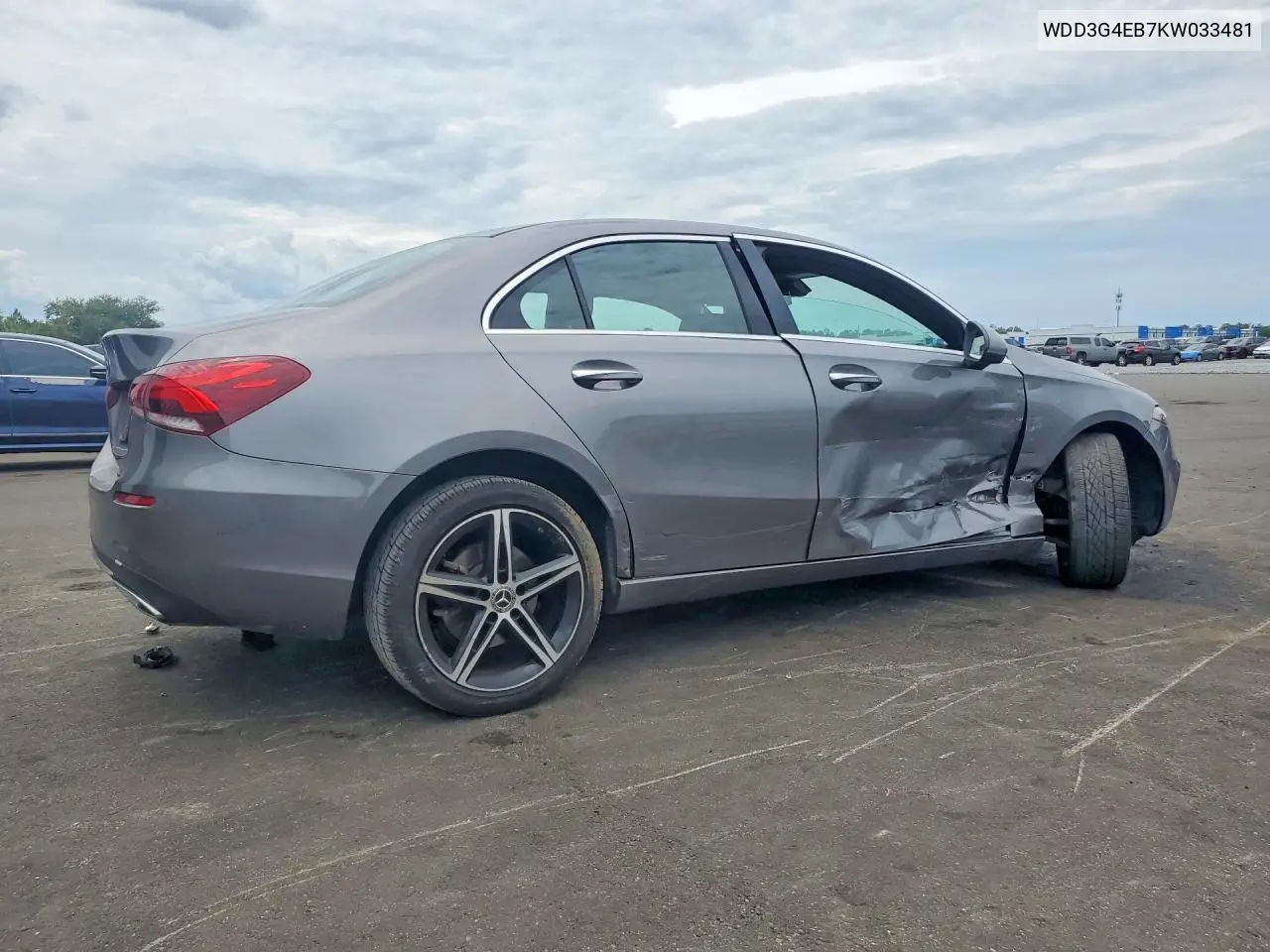 2019 Mercedes-Benz A 220 VIN: WDD3G4EB7KW033481 Lot: 56658676