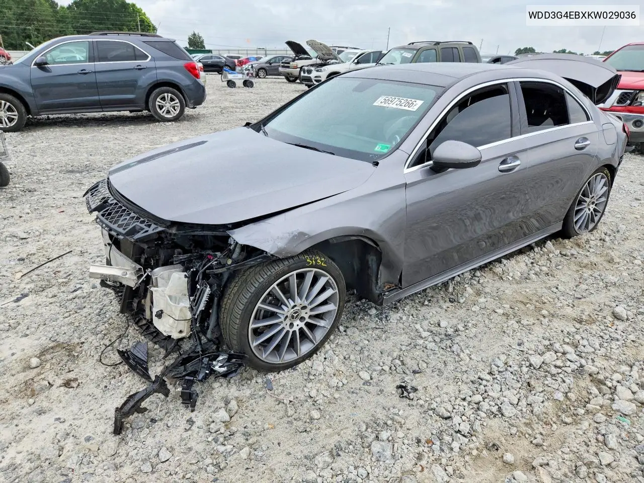 2019 Mercedes-Benz A 220 VIN: WDD3G4EBXKW029036 Lot: 56975266