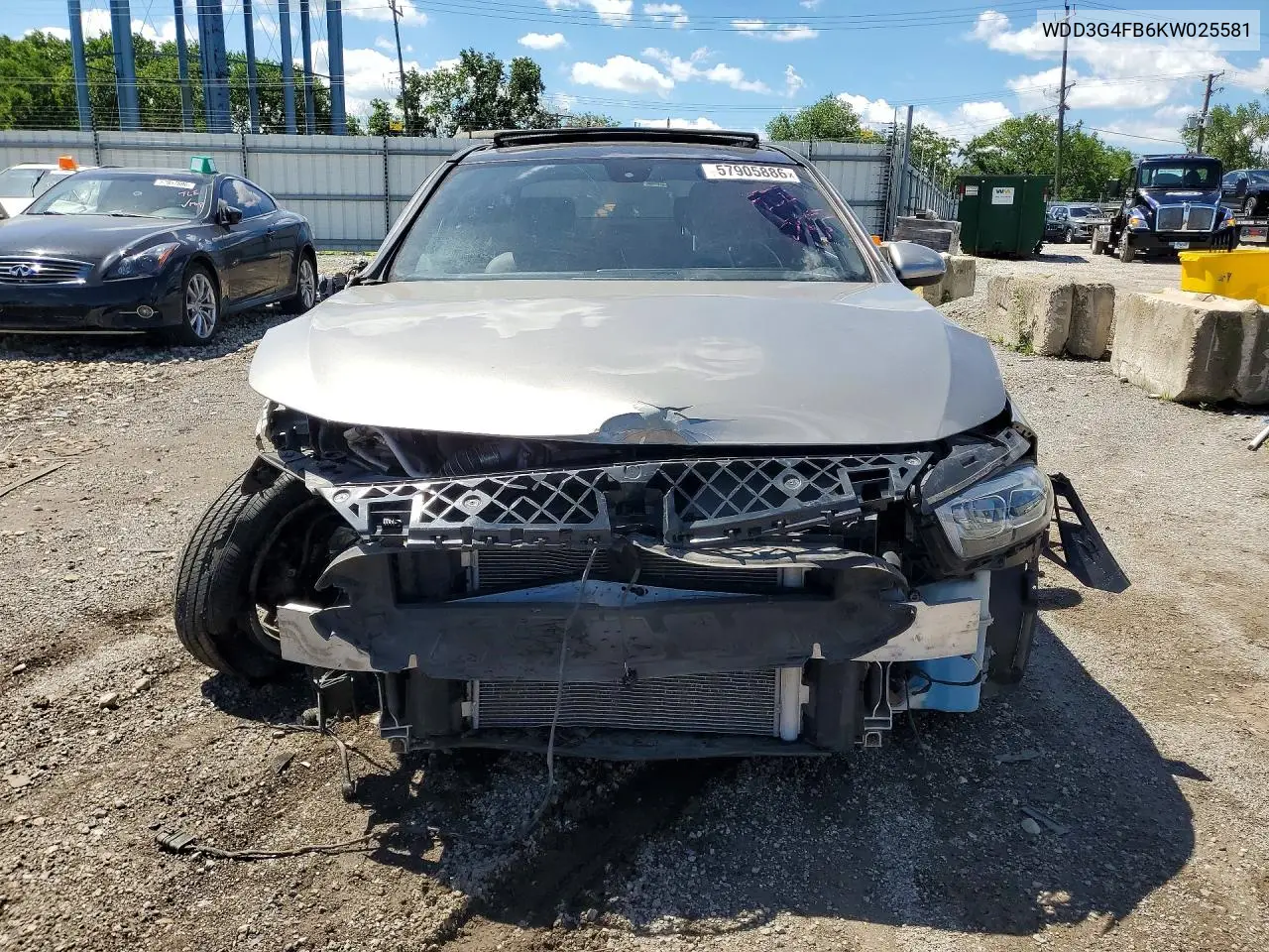 2019 Mercedes-Benz A 220 4Matic VIN: WDD3G4FB6KW025581 Lot: 57905886