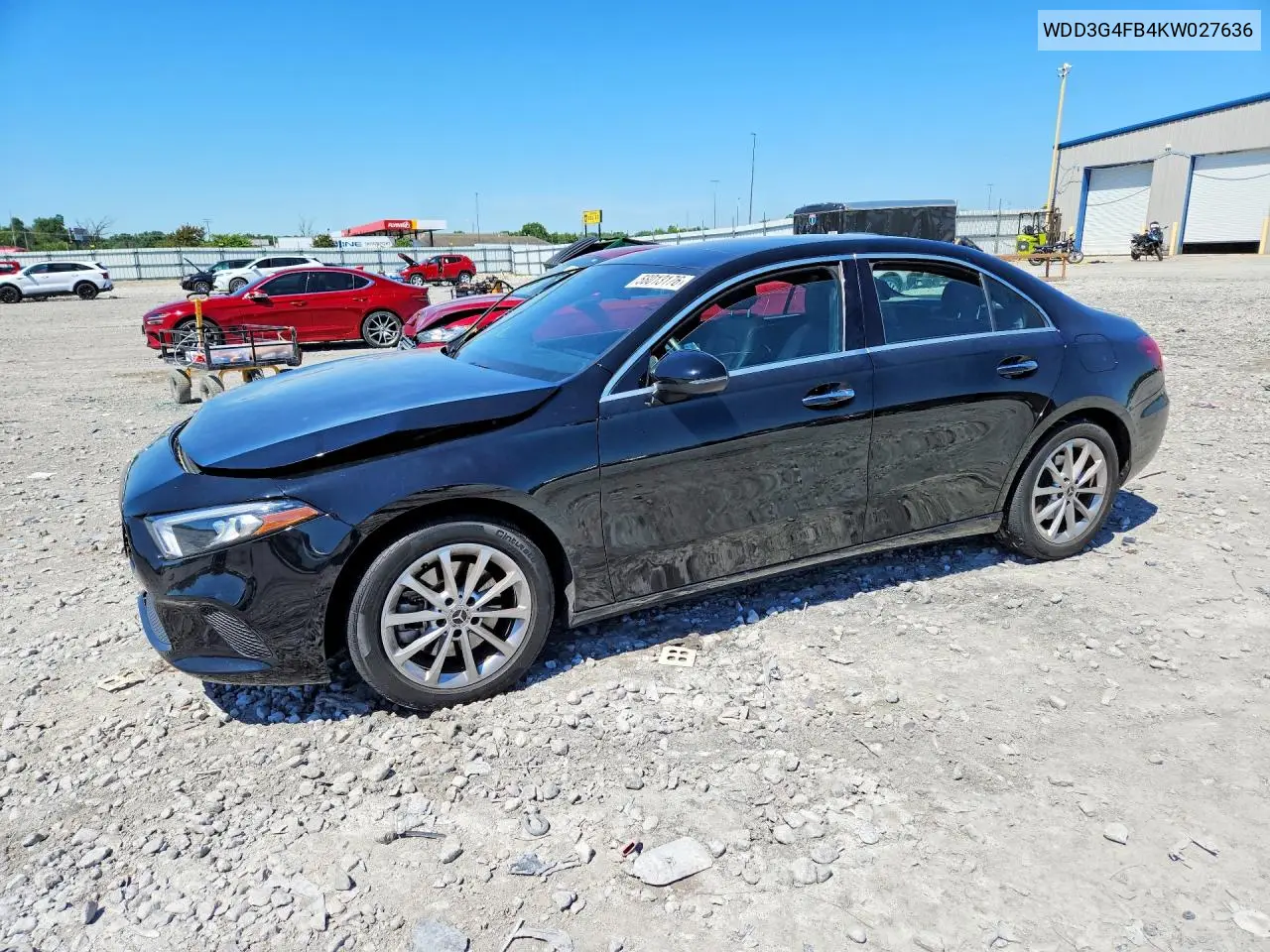 2019 Mercedes-Benz A 220 4Matic VIN: WDD3G4FB4KW027636 Lot: 58013176