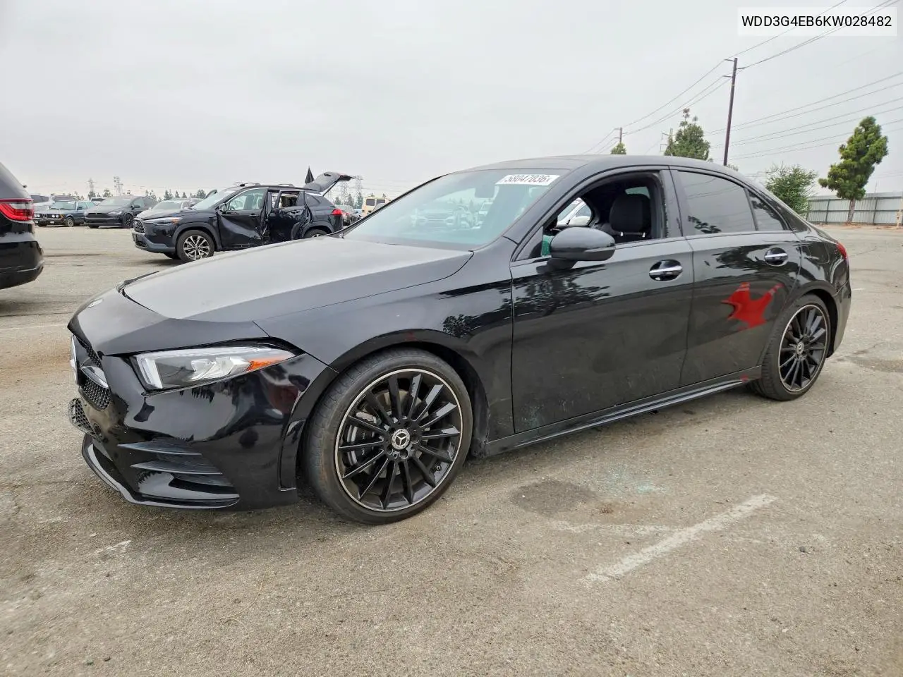 2019 Mercedes-Benz A 220 VIN: WDD3G4EB6KW028482 Lot: 58047036