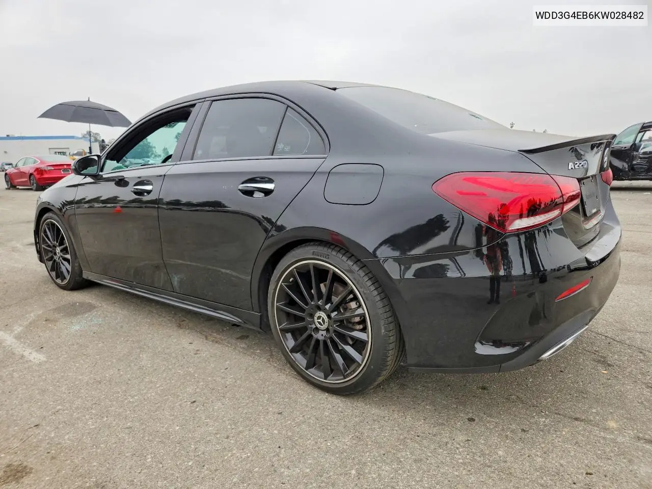 2019 Mercedes-Benz A 220 VIN: WDD3G4EB6KW028482 Lot: 58047036