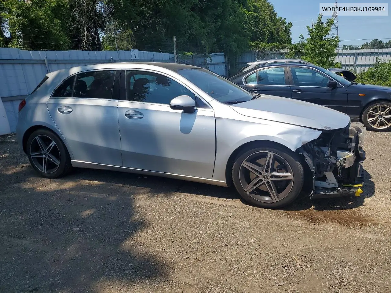 2019 Mercedes-Benz A 250 4Matic VIN: WDD3F4HB3KJ109984 Lot: 59645756