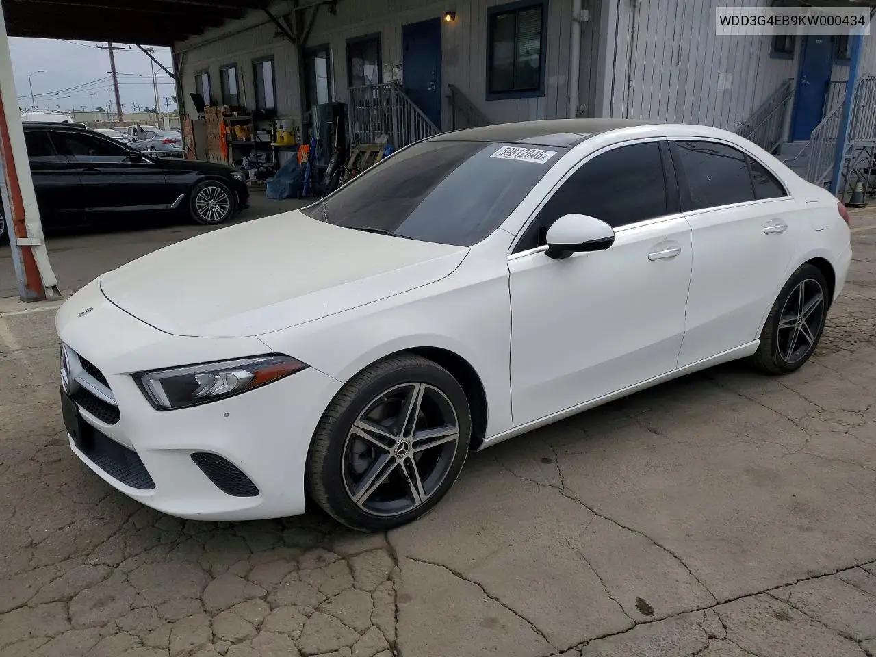 2019 Mercedes-Benz A 220 VIN: WDD3G4EB9KW000434 Lot: 59812846