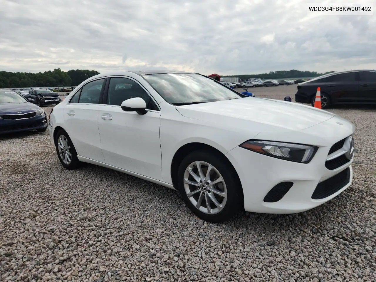 2019 Mercedes-Benz A 220 4Matic VIN: WDD3G4FB8KW001492 Lot: 59839546