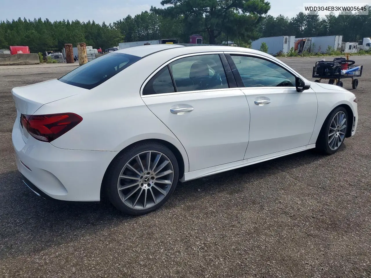 2019 Mercedes-Benz A 220 VIN: WDD3G4EB3KW005645 Lot: 59888586