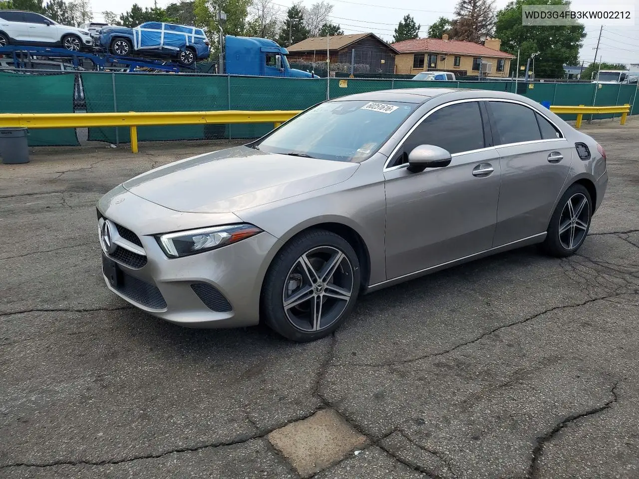2019 Mercedes-Benz A 220 4Matic VIN: WDD3G4FB3KW002212 Lot: 60251616