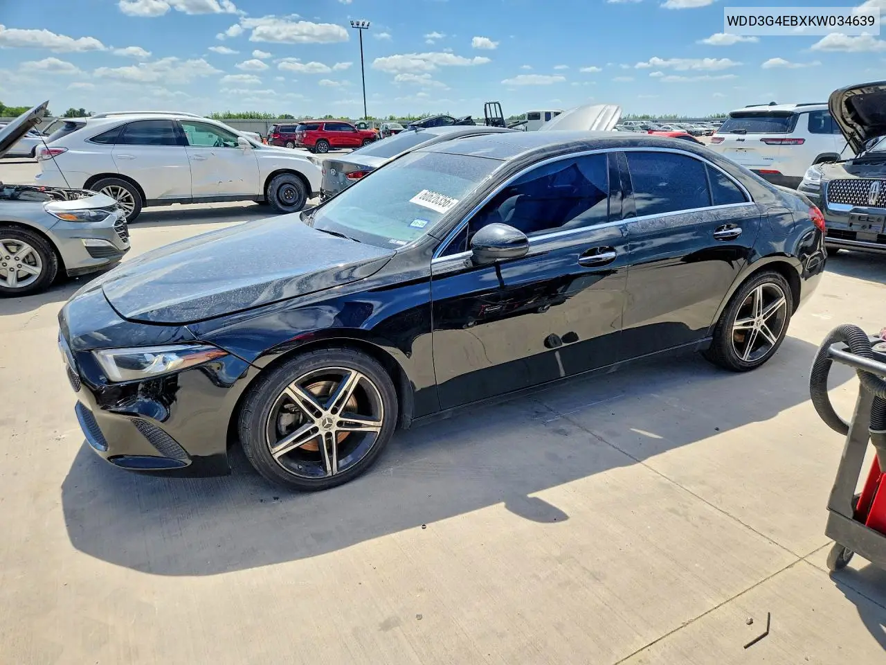 2019 Mercedes-Benz A 220 VIN: WDD3G4EBXKW034639 Lot: 60626356