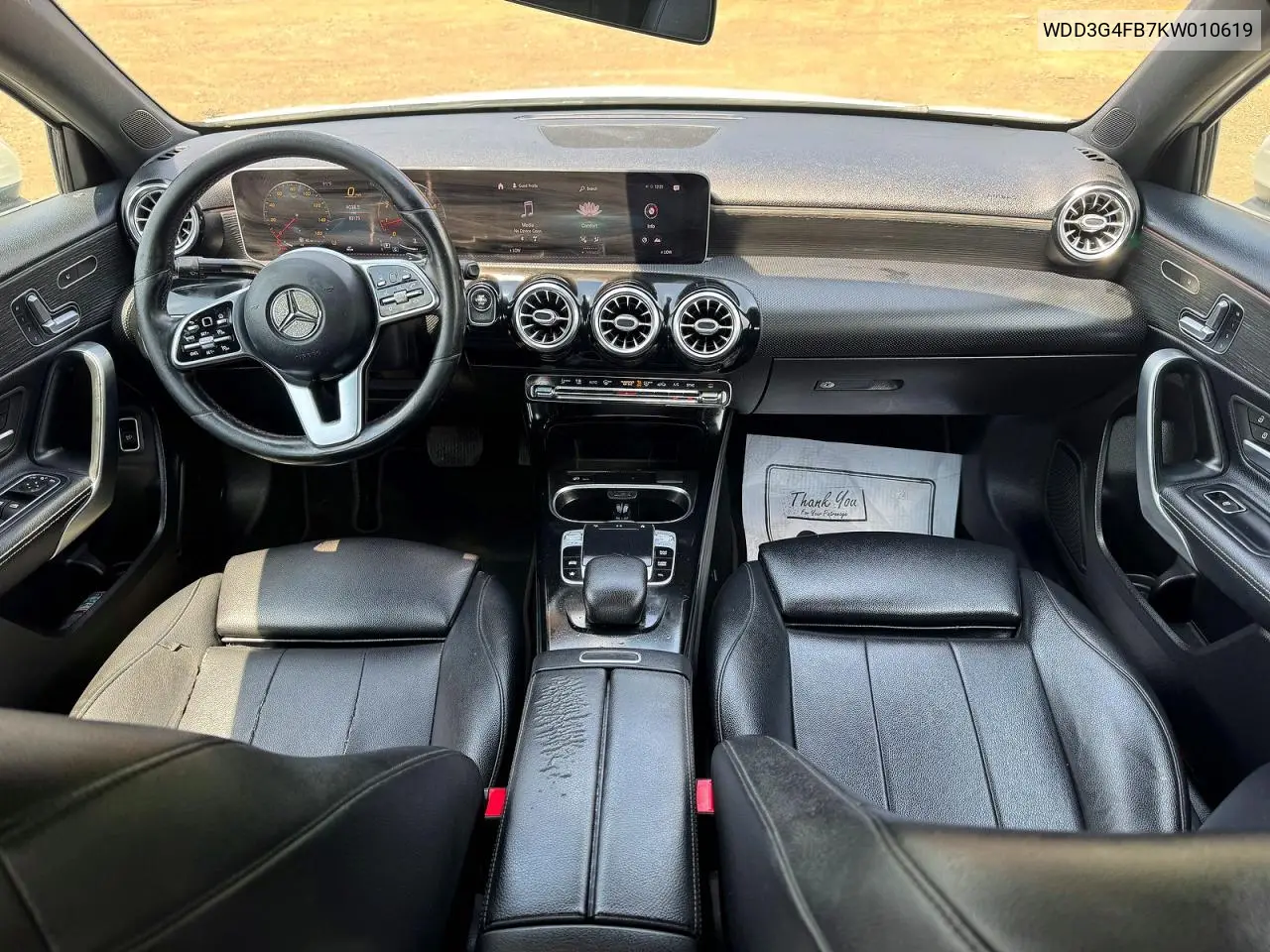 2019 Mercedes-Benz A 220 4Matic VIN: WDD3G4FB7KW010619 Lot: 60719246