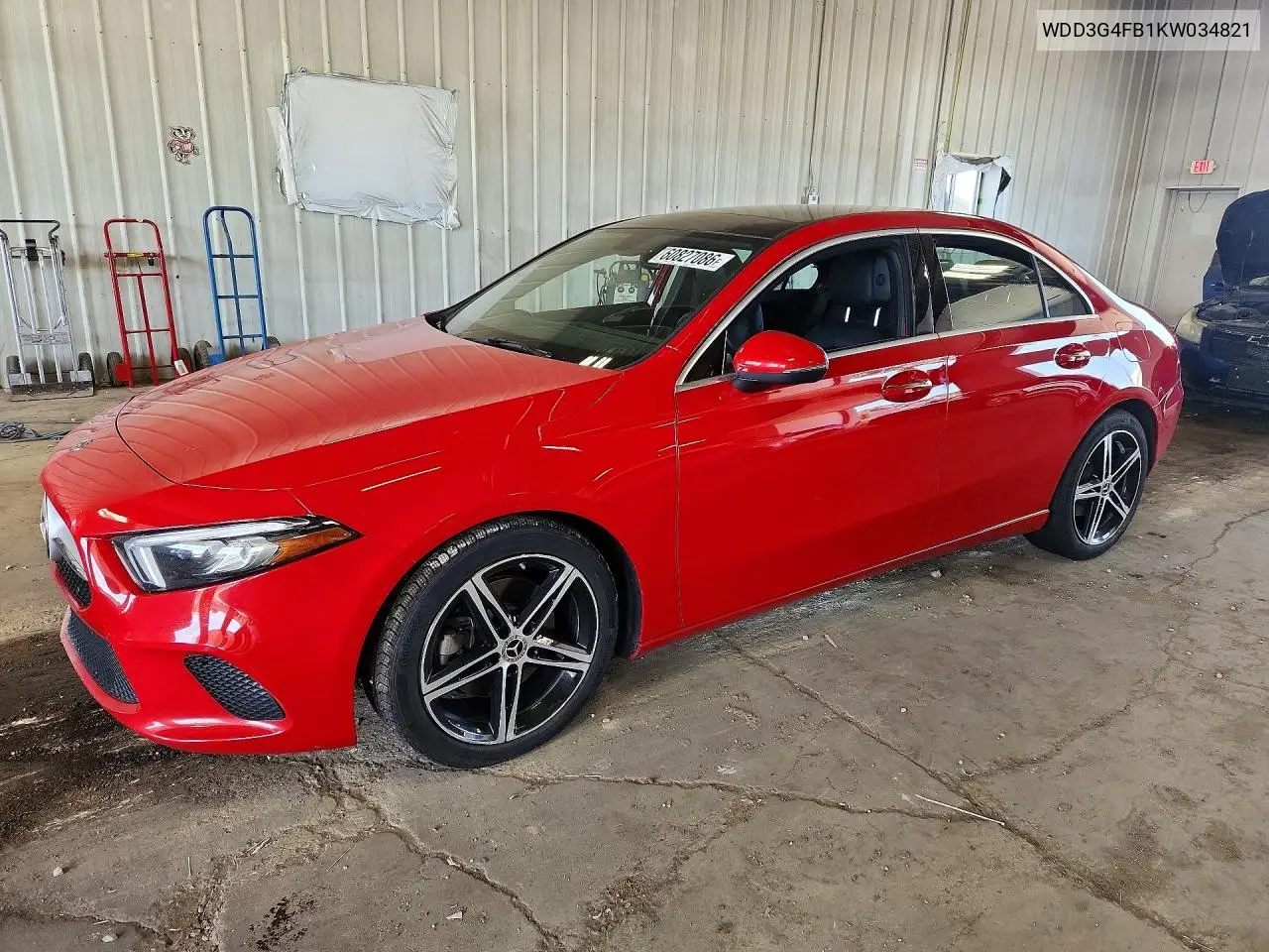 2019 Mercedes-Benz A 220 4Matic VIN: WDD3G4FB1KW034821 Lot: 60827086