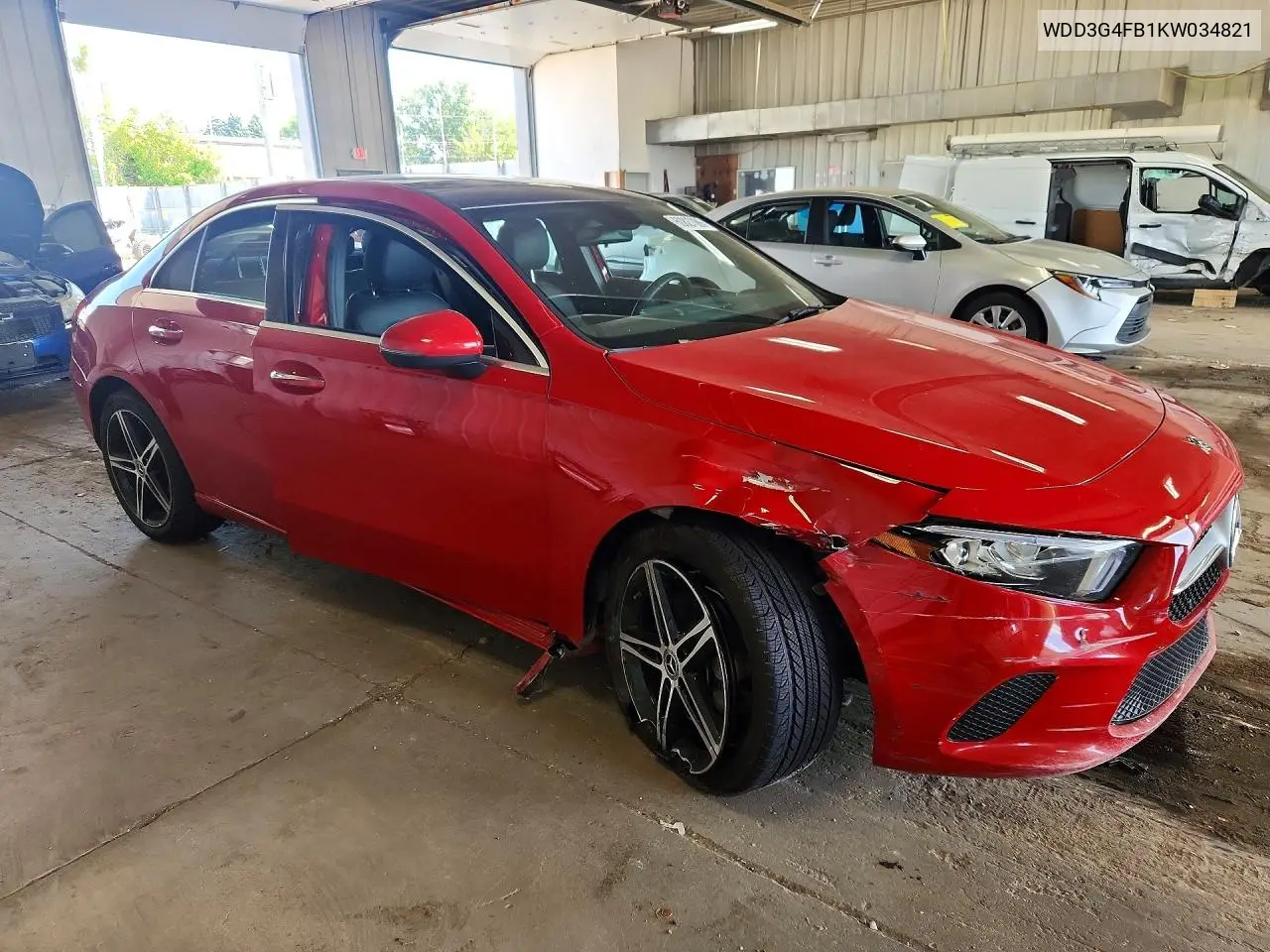 2019 Mercedes-Benz A 220 4Matic VIN: WDD3G4FB1KW034821 Lot: 60827086