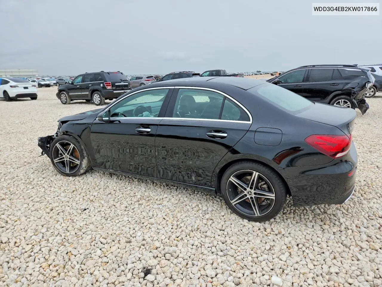 2019 Mercedes-Benz A 220 VIN: WDD3G4EB2KW017866 Lot: 61034186