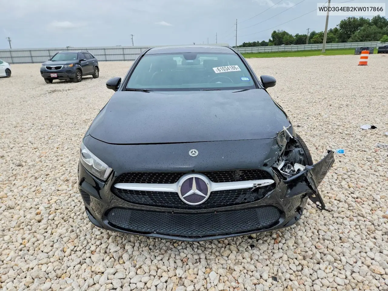 2019 Mercedes-Benz A 220 VIN: WDD3G4EB2KW017866 Lot: 61034186