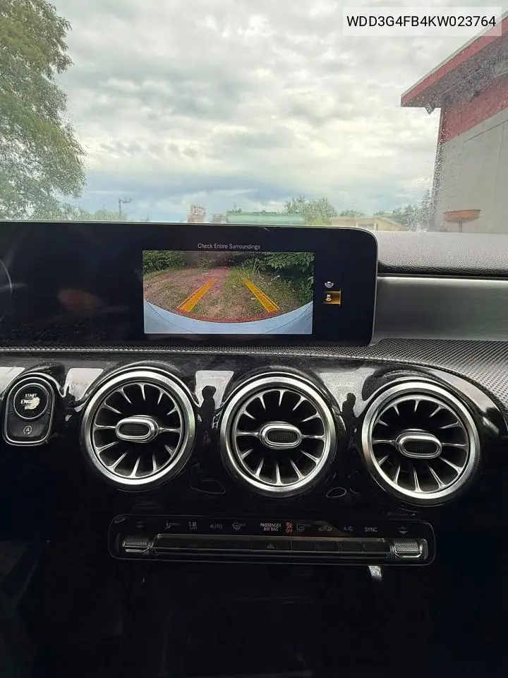 2019 Mercedes-Benz A 220 4Matic VIN: WDD3G4FB4KW023764 Lot: 61237526