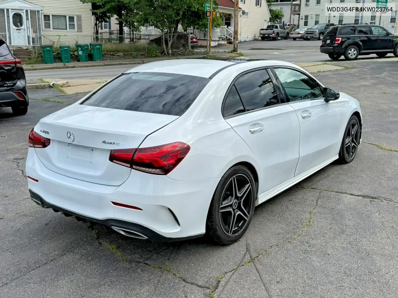 2019 Mercedes-Benz A 220 4Matic VIN: WDD3G4FB4KW023764 Lot: 61237526