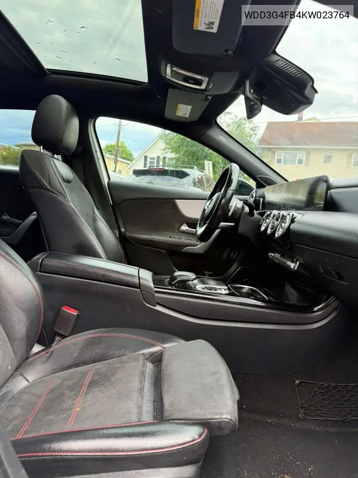 2019 Mercedes-Benz A 220 4Matic VIN: WDD3G4FB4KW023764 Lot: 61237526