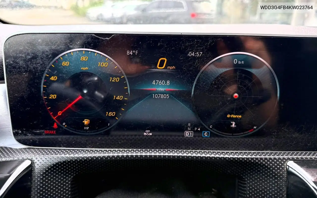 2019 Mercedes-Benz A 220 4Matic VIN: WDD3G4FB4KW023764 Lot: 61237526