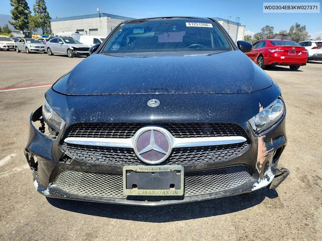 2019 Mercedes-Benz A 220 VIN: WDD3G4EB3KW027371 Lot: 61251266