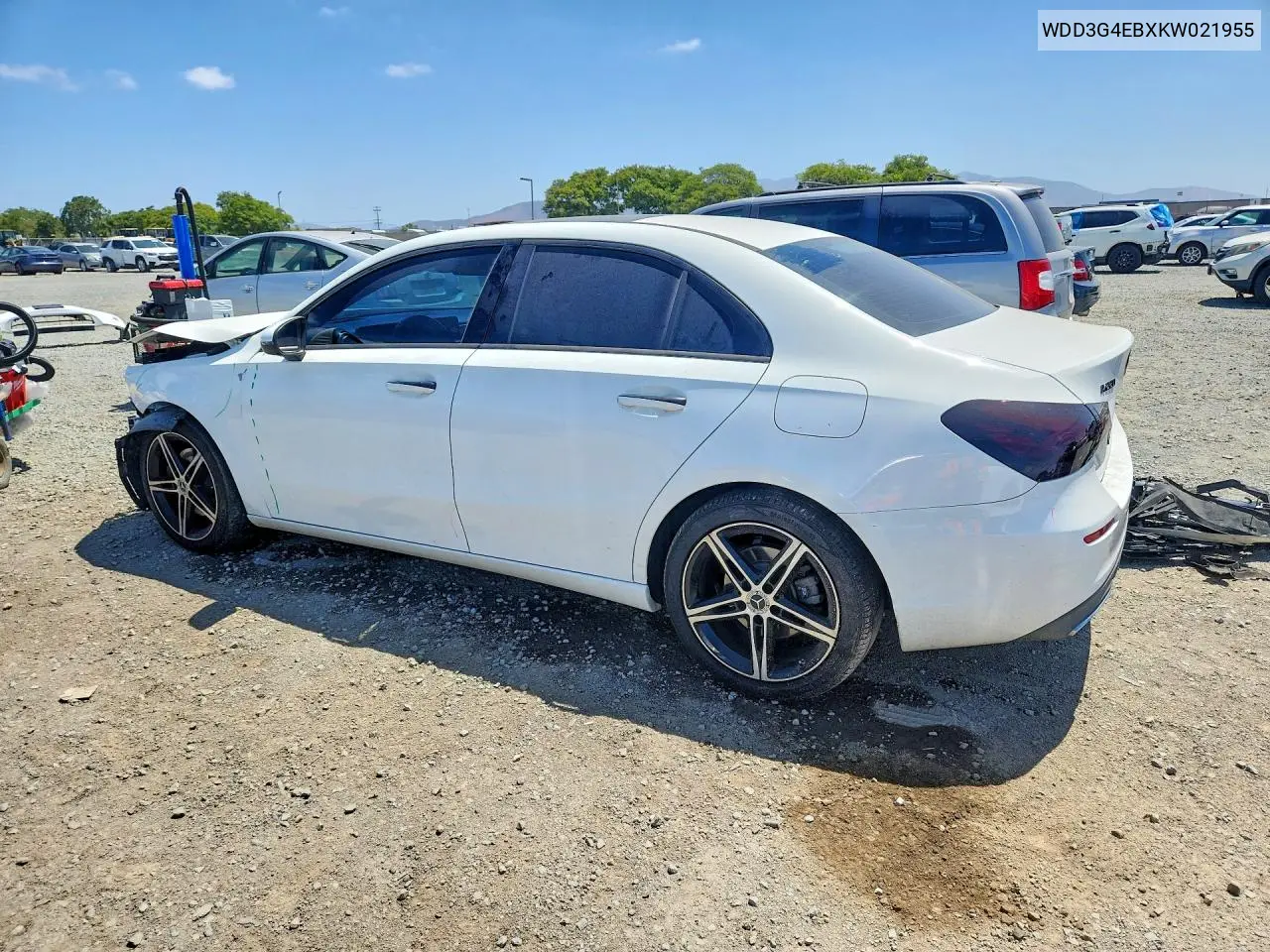 2019 Mercedes-Benz A 220 VIN: WDD3G4EBXKW021955 Lot: 85615625