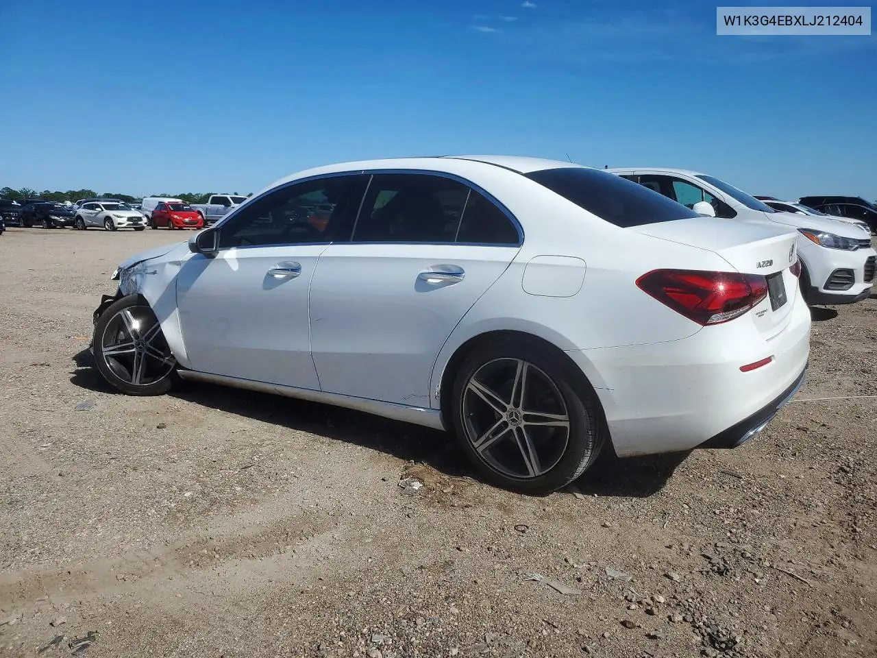 2020 Mercedes-Benz A 220 VIN: W1K3G4EBXLJ212404 Lot: 48782906