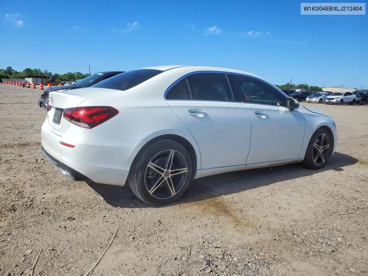 2020 Mercedes-Benz A 220 VIN: W1K3G4EBXLJ212404 Lot: 48782906