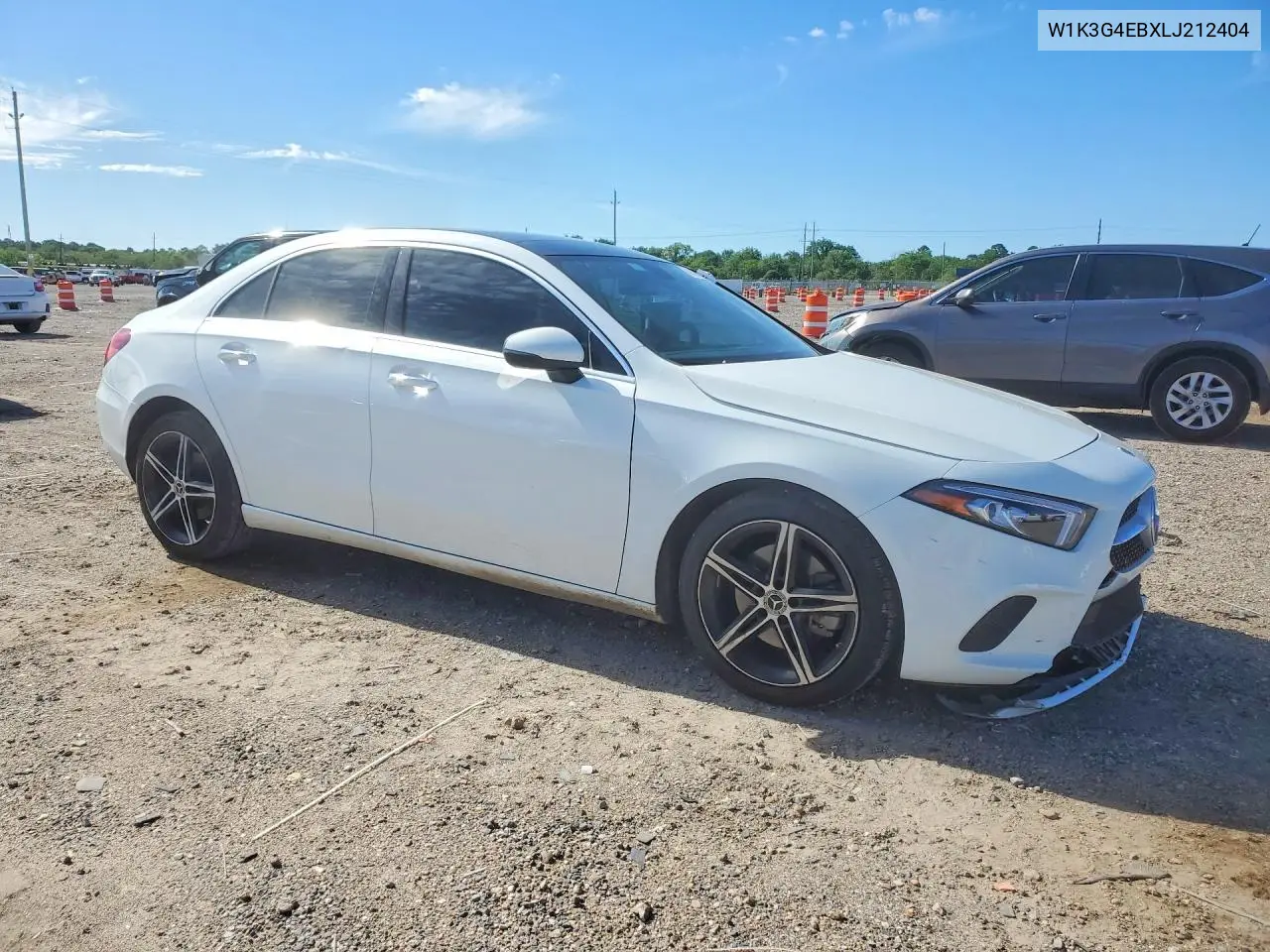 2020 Mercedes-Benz A 220 VIN: W1K3G4EBXLJ212404 Lot: 48782906