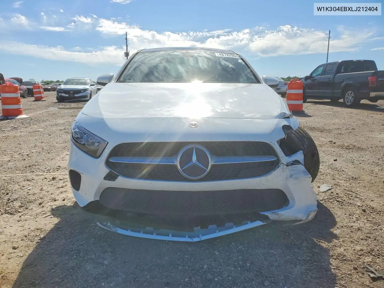 2020 Mercedes-Benz A 220 VIN: W1K3G4EBXLJ212404 Lot: 48782906